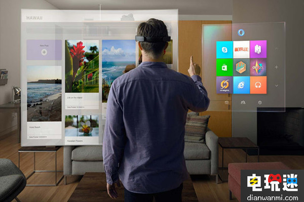 未来感爆棚！玩家使用AR设备玩《最终幻想14》 最终幻想14 AR设备 玩家 VR及其它  第1张