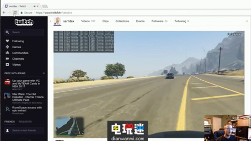 程序员用《GTA5》训练无人驾驶AI 欲想逃脱警察追赶 Harrison Kinsley Charles AI GTA5 电玩迷资讯  第1张