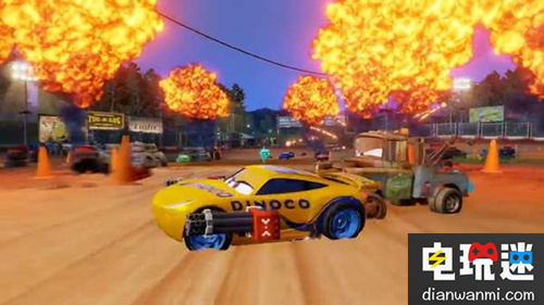 《赛车总动员3》游戏版将发售 实机演示含原版电影多种游戏玩法 华纳 赛车总动员3 电玩迷资讯  第1张
