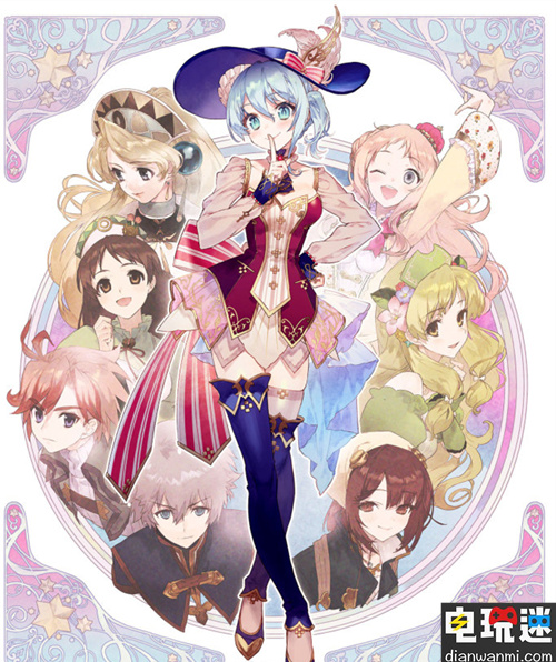 《妮尔可与传说的炼金术士们 新大地的工作室》公开主视觉图 光荣特库摩 妮尔可与传说的炼金术士们 新大地的工作室 电玩迷资讯  第2张