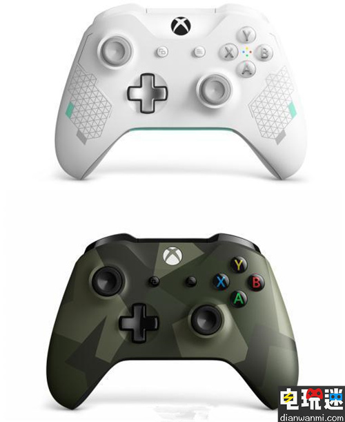 微软发布全新主题手柄“女武神”和“丛林武力”  将于8月14日发售  XBOX ONE 微软 微软XBOX  第1张