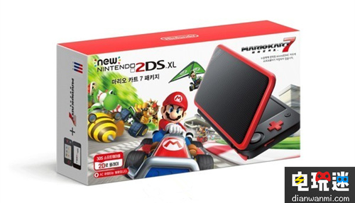 韩国任天堂将发售内置《马里奥卡丁车7》的红黑new 2DS XL 2DS 任天堂 任天堂SWITCH  第1张