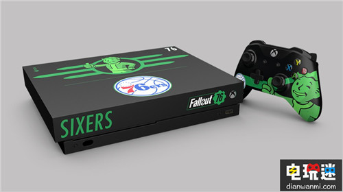 《辐射76》联动费城76人推出主题球衣与XboxOne主机 XboxOne 辐射76 微软XBOX  第1张