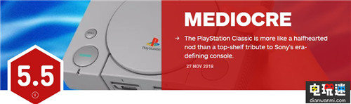 IGN评测PlayStation Classic 更适合做装饰品 PS迷你 PlayStation Classic 索尼PS  第1张
