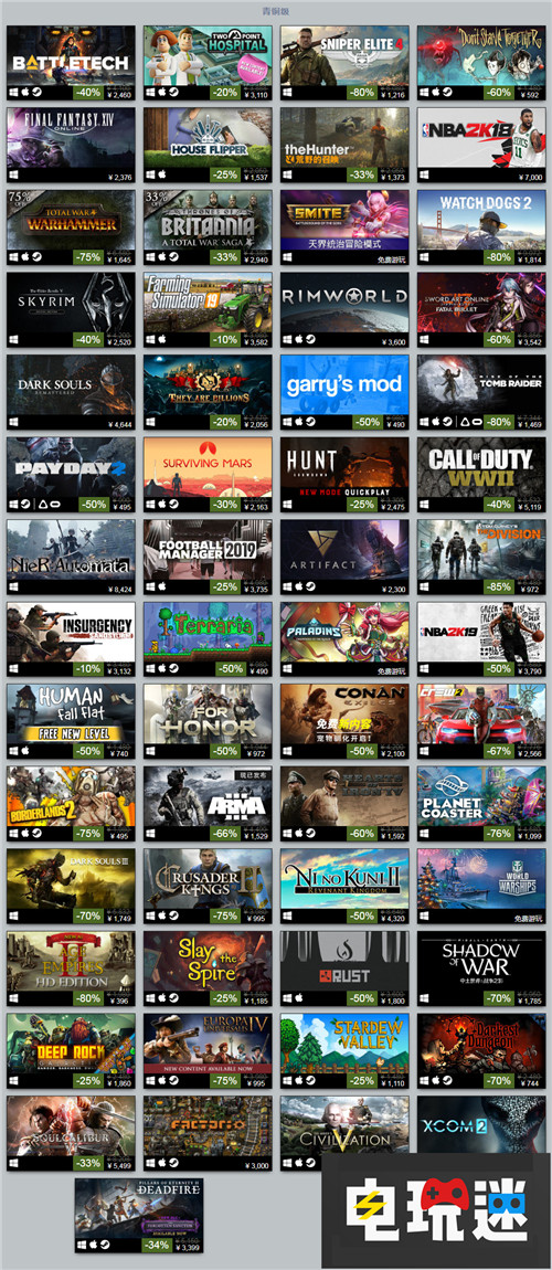 Steam 2018畅销榜公布这些铂金级游戏你玩过么? 2018最佳 Steam STEAM/Epic  第4张