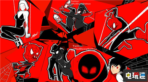 《女神异闻录5》遇上蜘蛛侠众人化身怪盗蜘蛛侠 PS4 女神异闻录5 蜘蛛侠：平行宇宙 电玩迷资讯  第2张