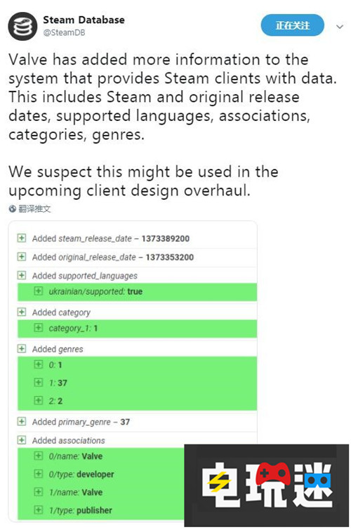 Steam更新计划将添加更丰富游戏标签 Steam STEAM/Epic  第1张