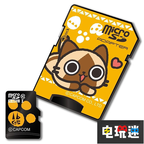容量太小《怪物猎人》推出主题迷你SDHC卡 卡普空 CAPCOM SD卡 microSDHC卡 怪物猎人 电玩迷资讯  第6张