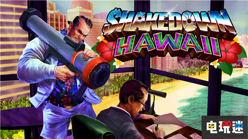 GTA风16位游戏《Shakedown：Hawaii》宣布Epic独占 Switch Xbox One PS4 Epic商店 PC Shakedown：Hawaii 电玩迷资讯  第1张