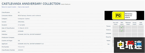 澳大利亚评级网站现《恶魔城》周年合集 恶魔城周年纪念合集 Konami 恶魔城 电玩迷资讯  第2张