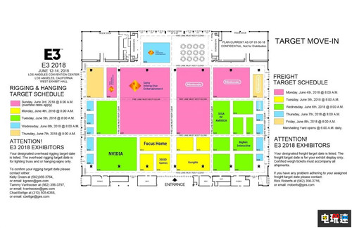 E3 2019展会地图公开 索尼缺席北区站台大改 索尼 动视 E3 E3 2019 电玩迷资讯  第4张