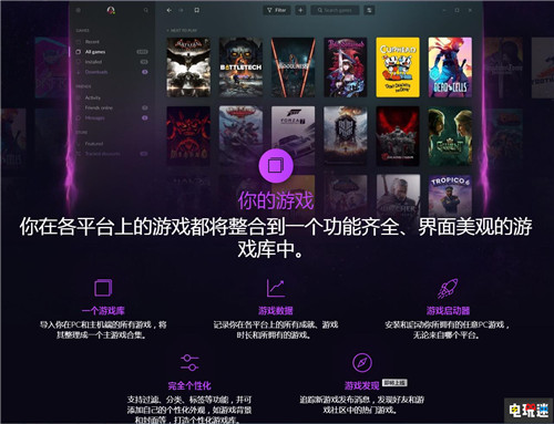 GOG推出新版本PC游戏全平台聚合功能强大 Uplay Origin Epic Steam CD Projekt CD GOG PC STEAM/Epic  第2张