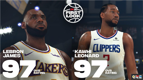 《NBA2K 20》前十球员榜公开 勒布朗.詹姆斯夺冠 PC Switch Xbox One PS4 NBA NBA2K 20 2K 电玩迷资讯  第1张