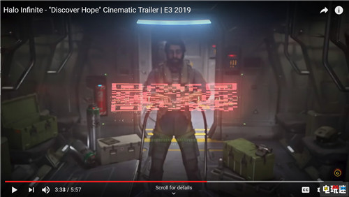 玩家发现《光环：无限》预告片彩蛋 Cortana献声 微软 Xbox One Cortana 士官长 光环：无限 微软XBOX  第1张