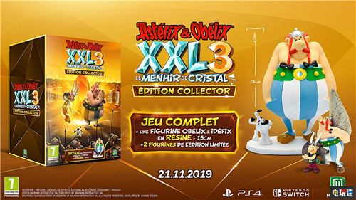 德国亚马逊泄露《高卢英雄传XXL3：水晶立石》发售日 PS4 Switch 高卢历险记XXL3 高卢历险记 阿斯泰里克斯历险记XXL3：水晶立石 电玩迷资讯  第2张