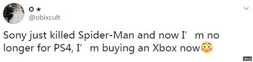 蜘蛛侠粉丝称要卖掉PS4 荷兰弟取关索尼 迪士尼 索尼 PS4 漫威 蜘蛛侠 索尼PS  第2张