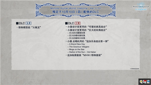《怪物猎人世界：冰原》后续更新公开将增加幻化功能 金狮子 卡普空 怪物猎人 怪物猎人世界：冰原 电玩迷资讯  第7张