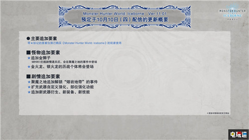 《怪物猎人世界：冰原》后续更新公开将增加幻化功能 金狮子 卡普空 怪物猎人 怪物猎人世界：冰原 电玩迷资讯  第8张