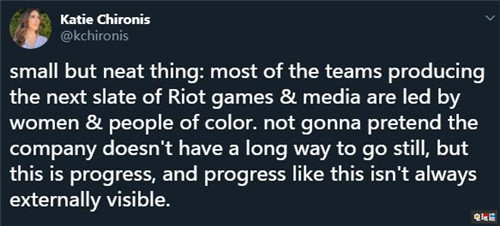 拳头社Riot女员工称公司多款游戏由女性与有色人种领导 LOL 英雄联盟 Project A Riot 拳头社 电玩迷资讯  第2张
