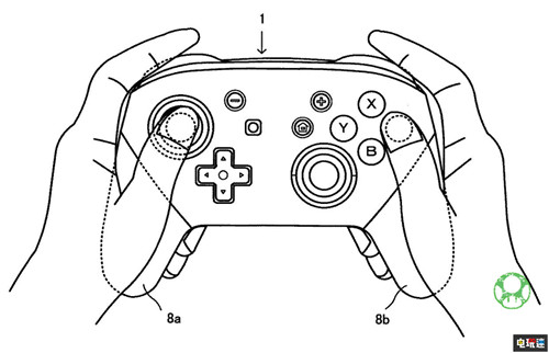 任天堂申请Switch Pro手柄新专利 握柄可拆卸 手柄 Switch Pro Switch 任天堂 电玩迷资讯  第3张