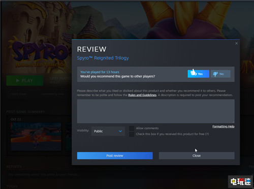 Steam评价系统更新 增加随游戏时长修改功能 PC Steam STEAM/Epic  第1张