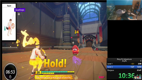 国外玩家《健身环大冒险》30分钟内速通 累瘫在沙发 Switch 任天堂 健身环大冒险 任天堂SWITCH  第3张