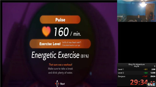 国外玩家《健身环大冒险》30分钟内速通 累瘫在沙发 Switch 任天堂 健身环大冒险 任天堂SWITCH  第5张