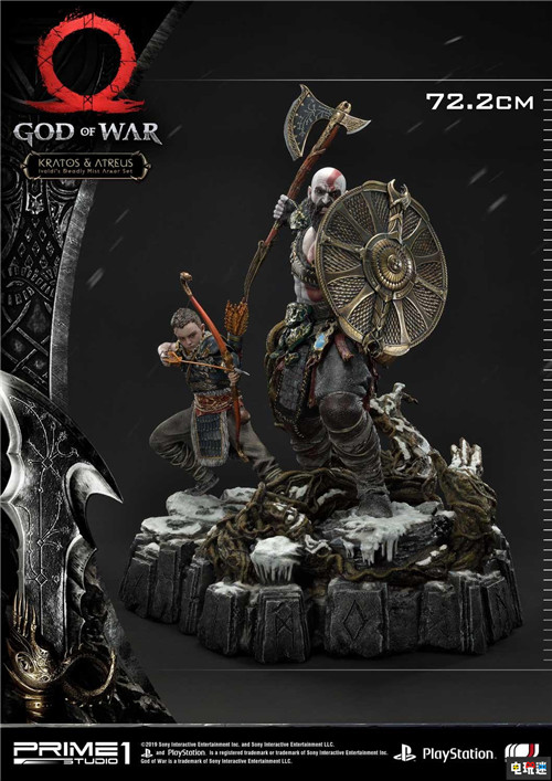 P1S推出《战神》奎托斯与阿特柔斯1:4雕像 P1S 战神4 阿特柔斯 奎托斯 PS4 战神 电玩迷资讯  第4张