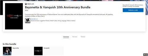 世嘉推出XboxOne《猎天使魔女》与《征服》高清合集 神谷英树 三上真司 白金工作室 征服 猎天使魔女 世嘉 微软 XboxOne 微软XBOX  第2张