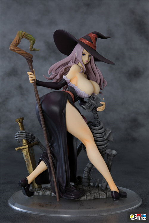 Orchid Seed推出《龙之皇冠》女巫1/7黑暗乌鸦重涂版手办 游戏周边 兰种社 香草社 女巫 龙之皇冠 电玩迷资讯  第1张