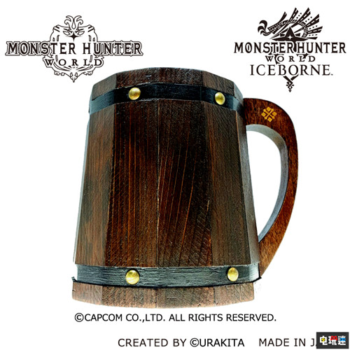 干杯!踏上狩猎卡普空推出《怪物猎人：世界》酒杯周边 卡普空 游戏周边 怪物猎人：世界 电玩迷资讯  第1张