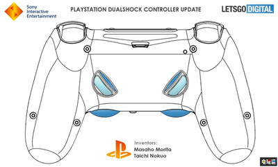 索尼PS手柄新专利曝光增加背部按键取消PS键 索尼 Dualshock DS手柄 PS5 电玩迷资讯  第2张