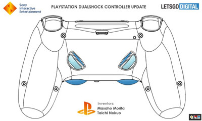 索尼PS手柄新专利曝光增加背部按键取消PS键 电玩迷资讯 第2张
