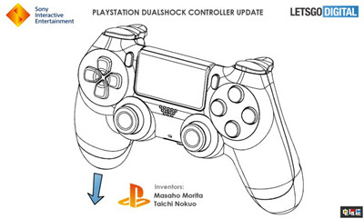 索尼PS手柄新专利曝光增加背部按键取消PS键 索尼 Dualshock DS手柄 PS5 电玩迷资讯  第3张