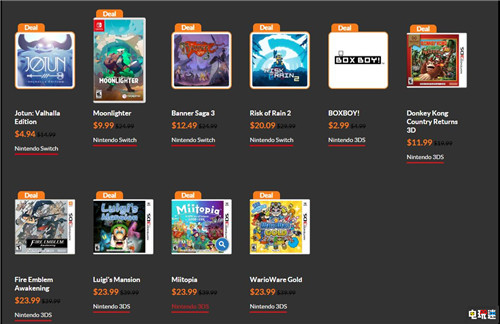 任天堂eShop美服开启新年优惠 众多作品七折 优惠促销 美服 Switch 任天堂 任天堂SWITCH  第5张