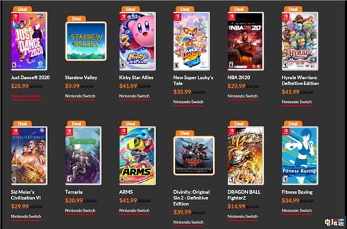 任天堂eShop美服开启新年优惠 众多作品七折 优惠促销 美服 Switch 任天堂 任天堂SWITCH  第2张