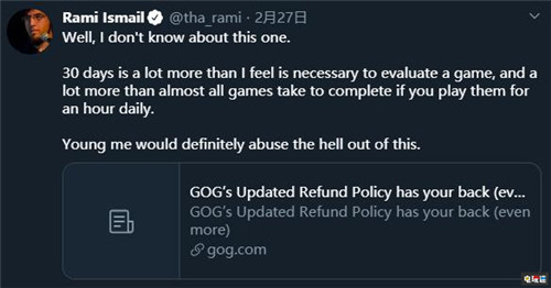 GOG平台更改退款政策引起开发者抱怨 DRM CDP GOG 电玩迷资讯  第3张