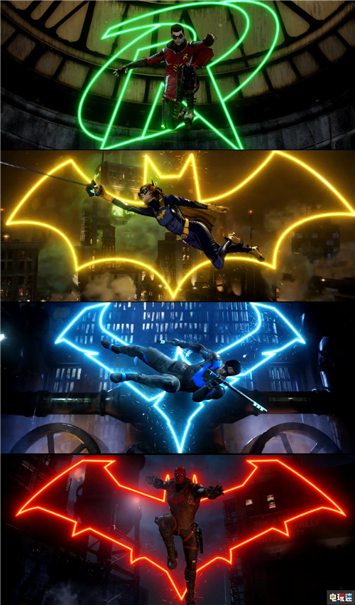 华纳公开DC四人合作新作《哥谭骑士》 蝙蝠侠已死非阿卡姆续作 DC漫画 红头罩 夜翼 罗宾 蝙蝠女 哥谭骑士 电玩迷资讯  第3张