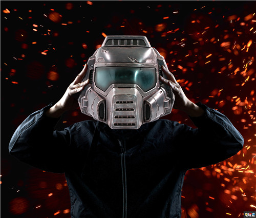 《毁灭战士》初代头盔收藏版公开 头盔真能戴 头盔 周边 毁灭战士 电玩迷资讯  第2张