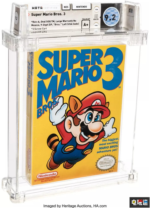 《超级马里奥兄弟3》初版原装卡带拍出15.6万高价 破纪录 任天堂 NES 超级马里奥兄弟3 任天堂SWITCH  第1张