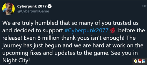 CDPR官方表示正在努力优化《赛博朋克2077》 游戏优化 CDPR 赛博朋克2077 电玩迷资讯  第2张