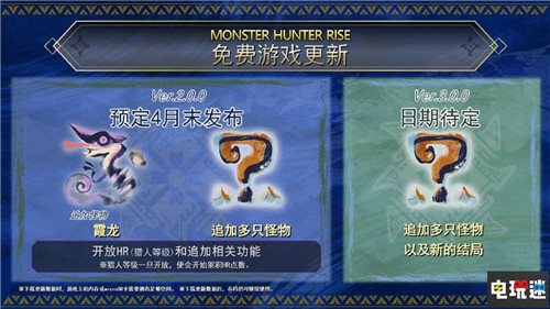 《怪物猎人：崛起》4月更新2.0将追加霞龙与HR等级 霞龙 更新 Switch 卡普空 怪物猎人：崛起 任天堂SWITCH  第2张