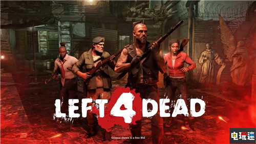 《求生之路》主角四人组加入《僵尸部队4》免费更新 弗朗西斯 佐伊 路易斯 比尔 求生之路 僵尸部队4：死亡战争 电玩迷资讯  第1张