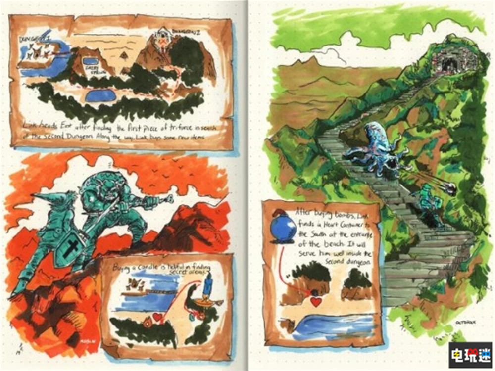 任天堂叫停一手绘攻略书众筹 因其涉及盈利 侵权 银河战士 塞尔达传说 水彩画 攻略本 任天堂 任天堂SWITCH  第4张