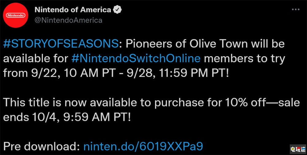 任天堂美服NSO会员周免：《牧场物语：橄榄镇与希望的大地》 牧场物语：橄榄镇与希望的大地 会免 NSO 美服 Switch 任天堂 电玩迷资讯  第2张