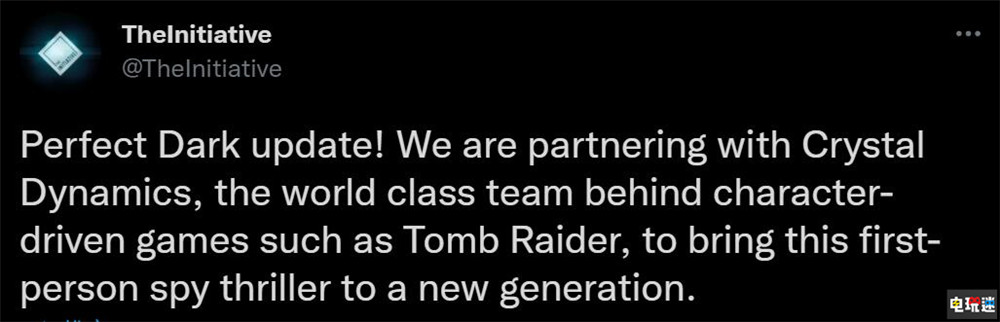 微软《完美黑暗》将由Initiative与SE旗下水晶动力合作开发 水晶动力 完美黑暗 Initiative Xbox 微软 微软XBOX  第2张
