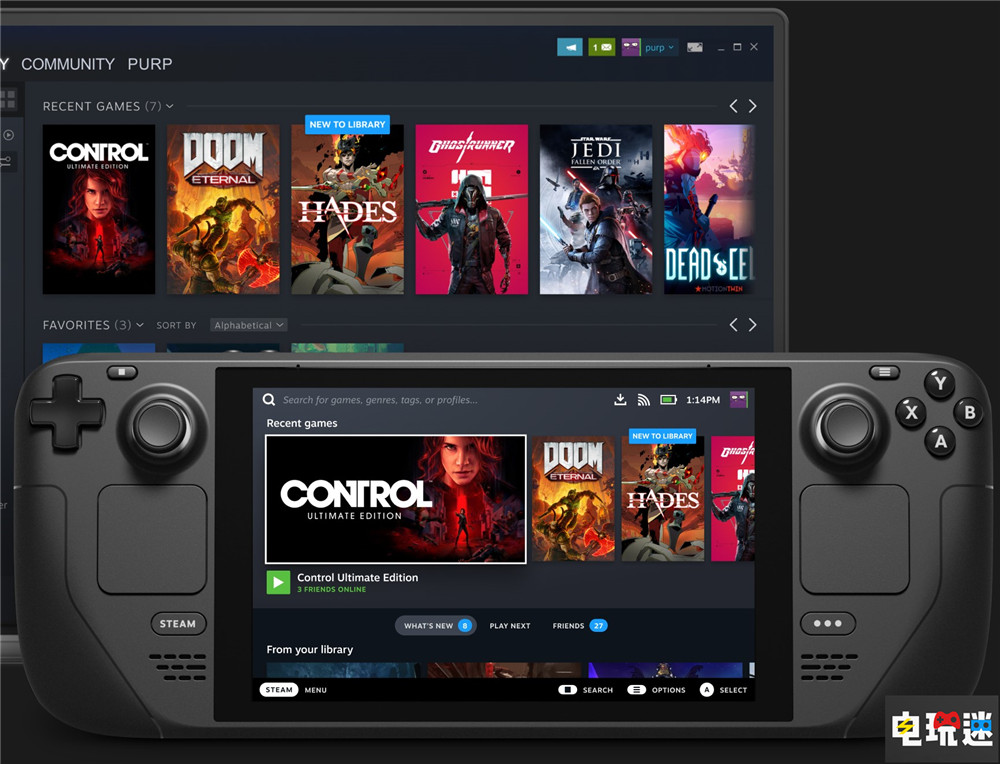 V社宣布Steam Deck掌机因部件缺乏延期至2022年2月 单机联机 单机游戏 PC 掌机 延期 Valve Steam Deck Steam STEAM/Epic  第3张