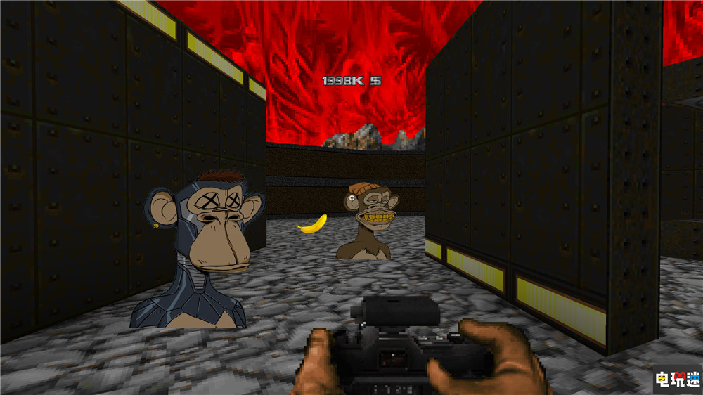 玩家制作《毁灭战士2》mod嘲讽NFT 拍摄无聊猴代替打恶魔 区块链 单机游戏 游戏模组 mod NFT 毁灭战士2 电玩迷资讯  第1张