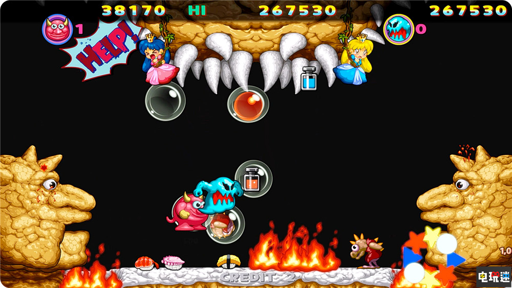 童年经典《雪人兄弟特别版》登陆NS 添加怪物模式 双人游戏 Switch 雪人兄弟特别版 电玩迷资讯  第5张