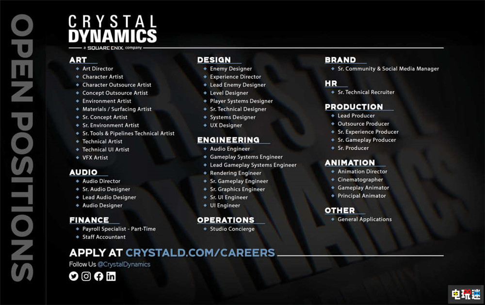 《古墓丽影》新作将采用虚幻5引擎 《往日不再》总监加盟水晶动力 往日不再 水晶动力 游戏引擎 虚幻5 劳拉 古墓丽影 电玩迷资讯  第4张